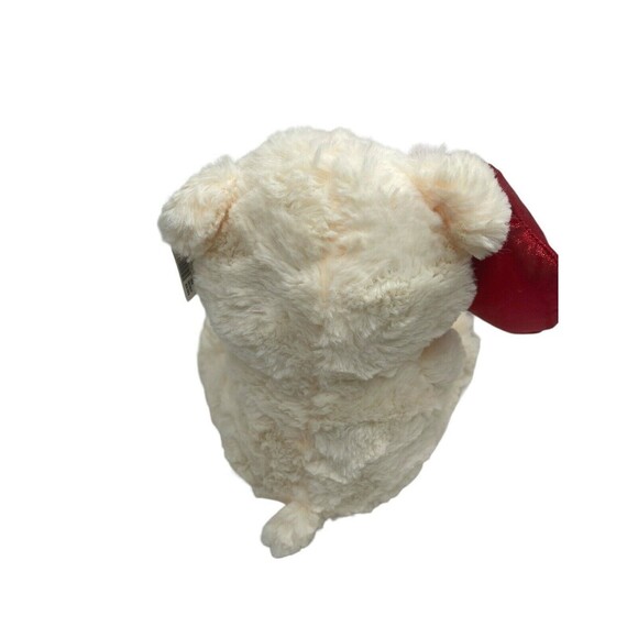 Fiesta Valentine's Day Teddy Bear White Hold Heart Balloon Gift Tag Card 10” - Picture 11 of 12